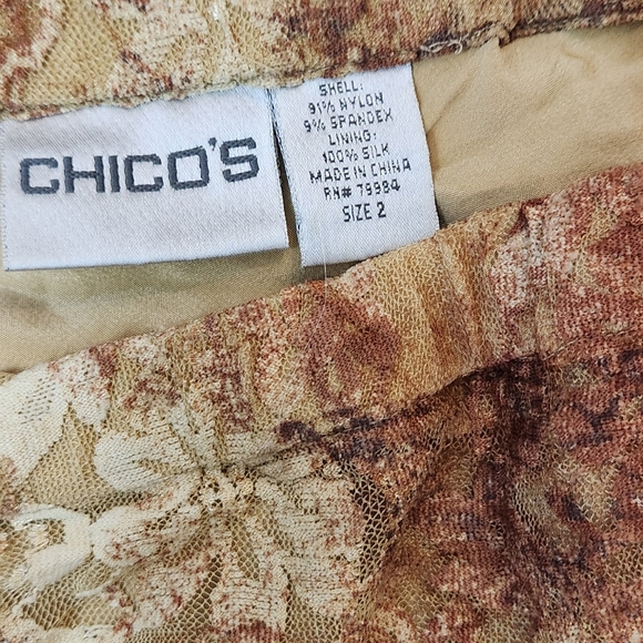 Vintage chico's layered skirt size 2 - Picture 2 of 3
